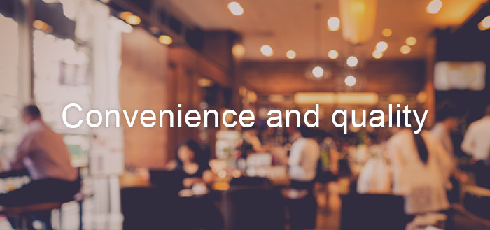 Convenience and quality