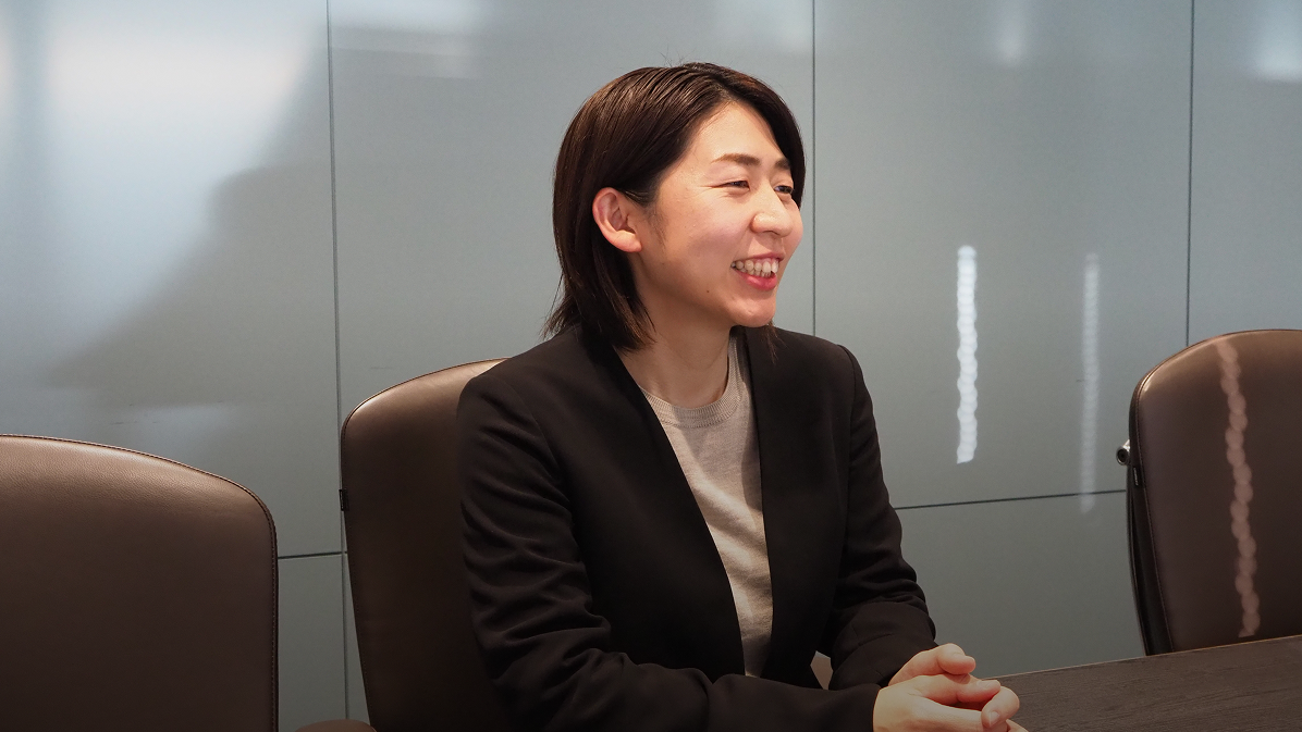 ○○さんのインタビュー風景